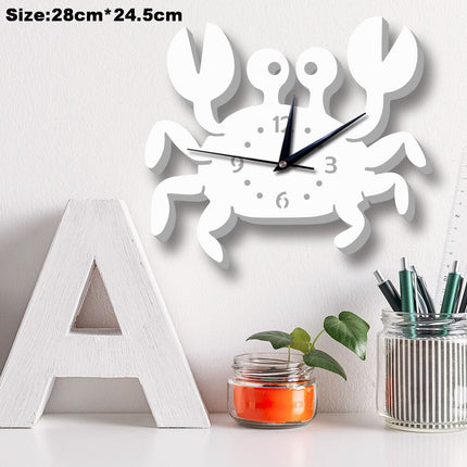 Orologio da muro a forma di pupazzo di neve