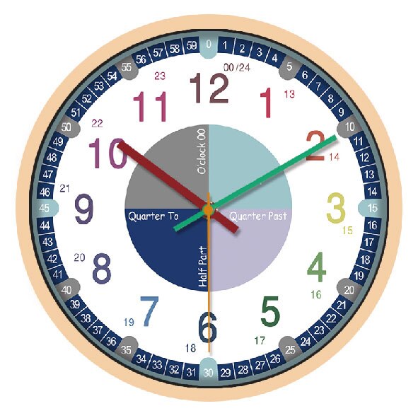 Orologio da parete didattico per bambini