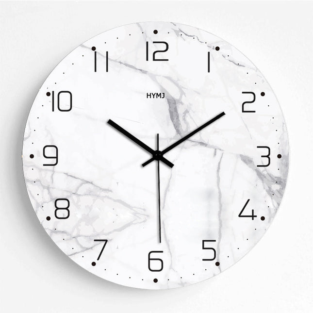 Orologio da parete glitter rosa marmo