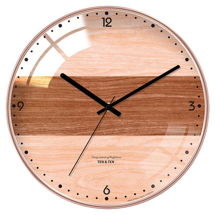 Orologio da parete nordico vetro bombato