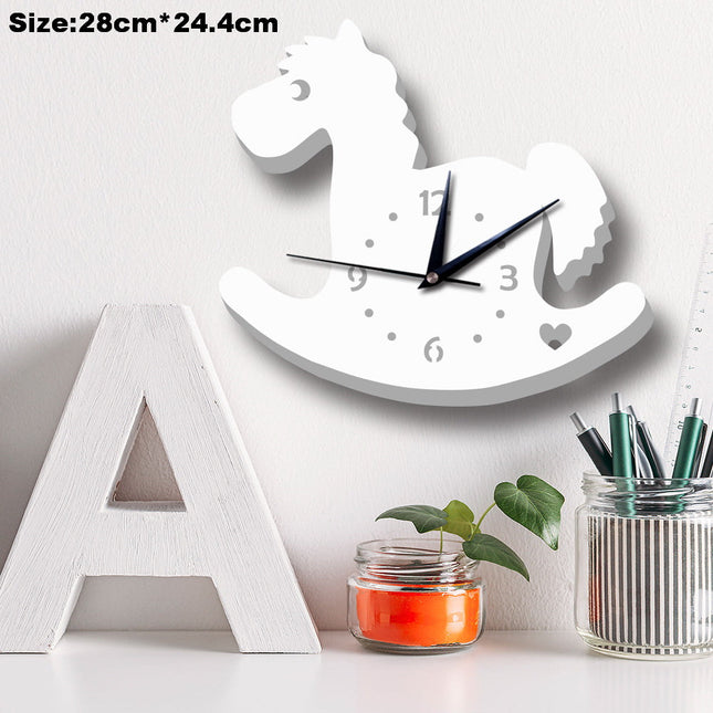 Orologio da muro a forma di pupazzo di neve