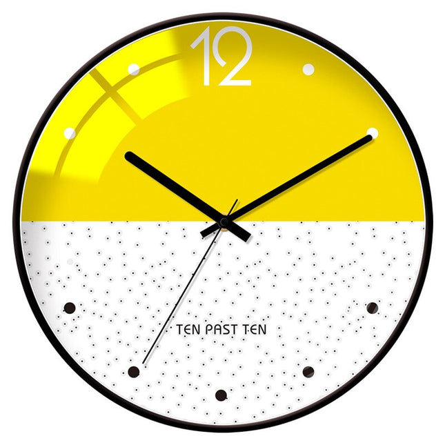 Orologio da parete nordico vetro bombato