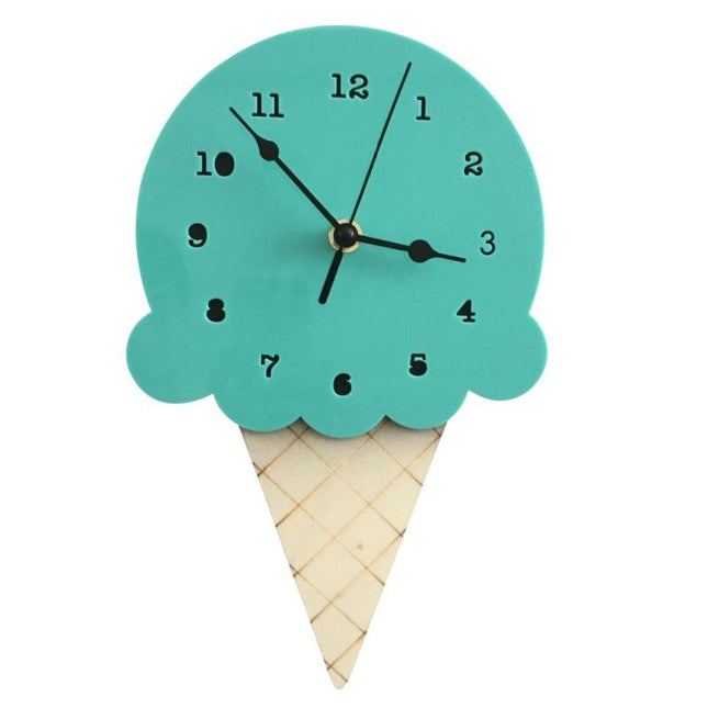 Orologio da parete a forma di gelato