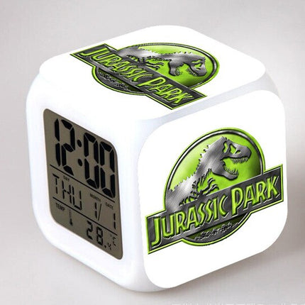 Sveglia a cubo digitale tema Jurassic Park