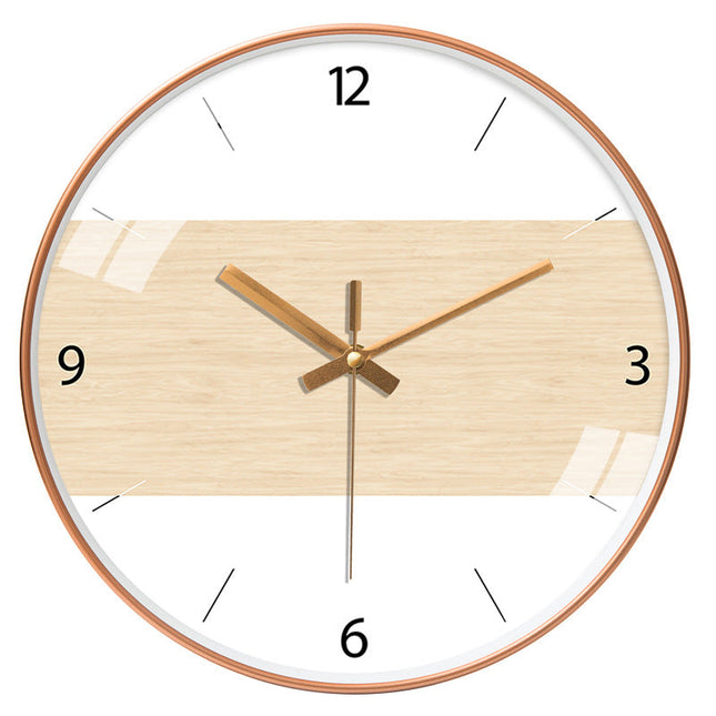 Orologio da parete moderno legno 30cm
