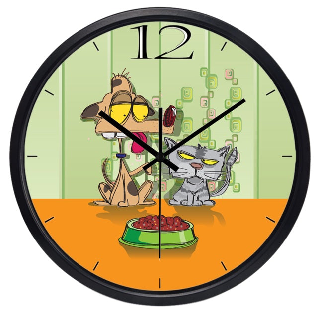 Orologio da parete con disegno cane
