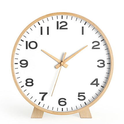 Orologio da tavolo minimalista in legno