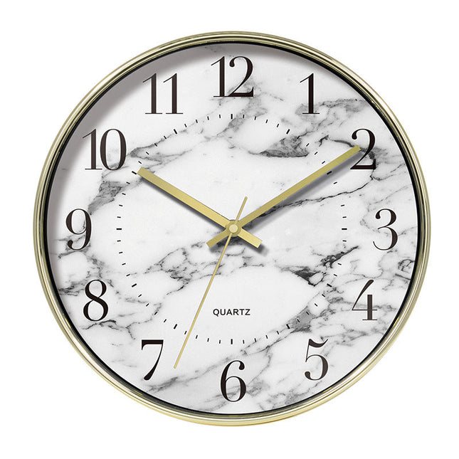 Orologio da parete moderno effetto marmo