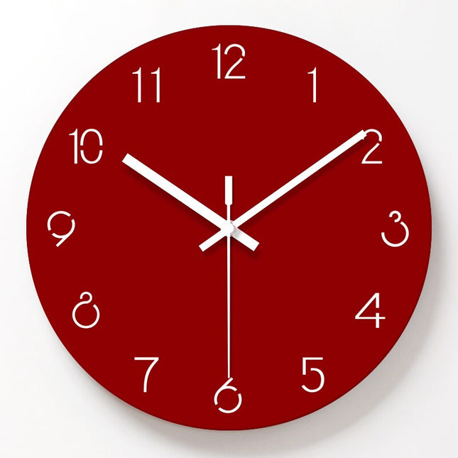 Orologio da parete rotondo design minimalista