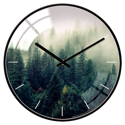 Orologio da parete nordico vetro bombato