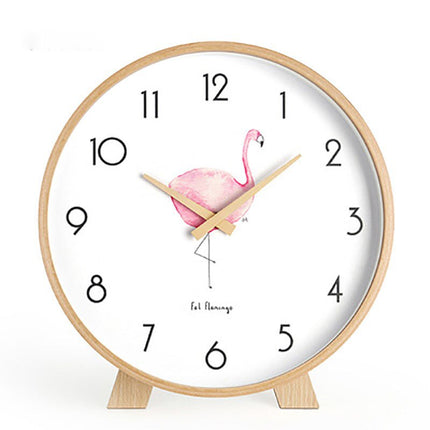 Orologio da tavolo minimalista in legno