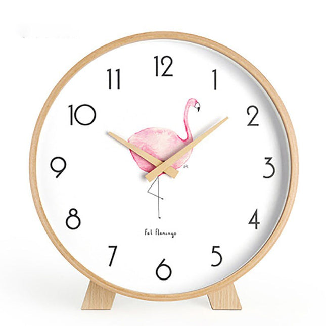 Orologio da tavolo minimalista in legno