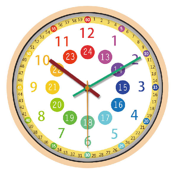 Orologio da parete didattico per bambini