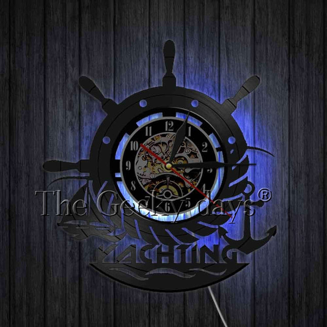 Orologio da parete in vinile ancora