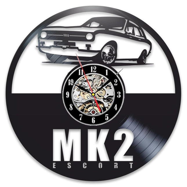 Orologio da parete vinile auto Mustang