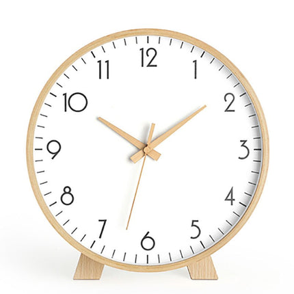 Orologio da tavolo minimalista in legno