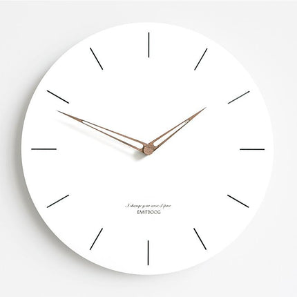 Orologio da muro moderno legno sbiancato