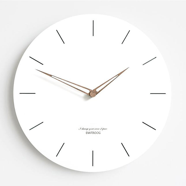 Orologio da muro moderno legno sbiancato