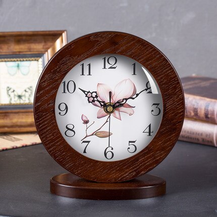 Orologio da tavolo classico in legno