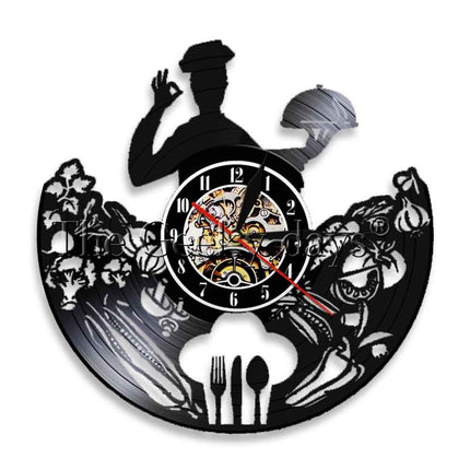 Orologio in vinile regalo per chef