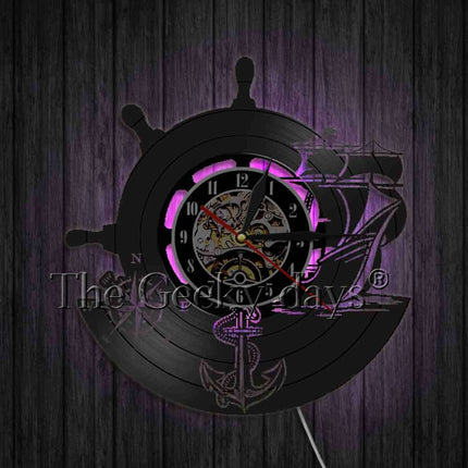 Orologio da parete in vinile ancora