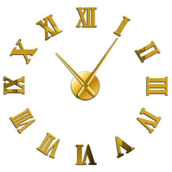 Orologio adesivo grandi numeri romani