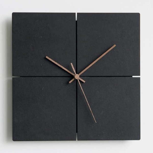 Orologio da parete design minimalista quadrato