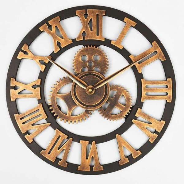 Grande Orologio da Parete Ingranaggi Vista