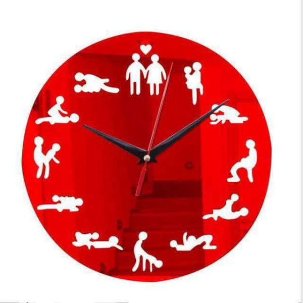 Orologio da Parete Design Kamasutra Moderno