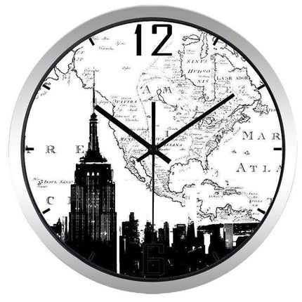 Orologio da Parete Design Mappa New York