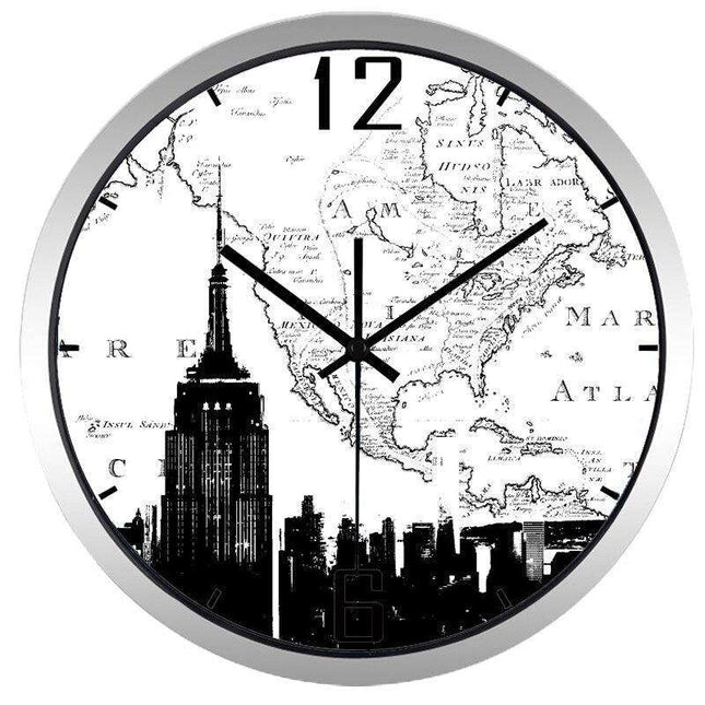 Orologio da Parete Design Mappa New York