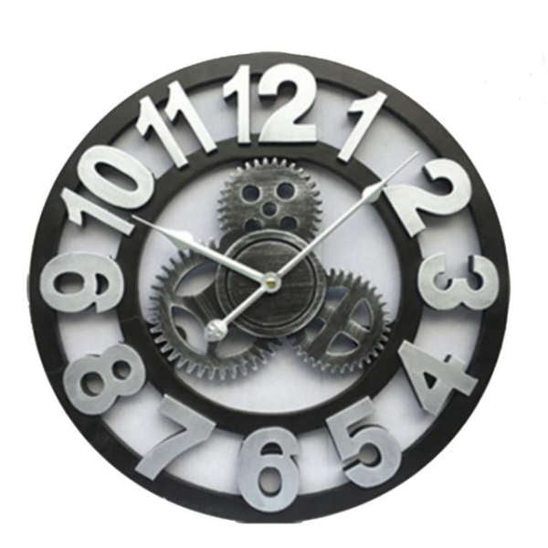 Grande Orologio da Parete Ingranaggi Vista