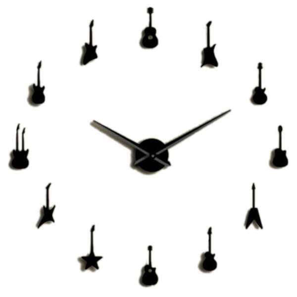 Orologio da parete adesivo chitarre elettriche