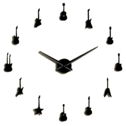 Orologio da parete adesivo chitarre elettriche