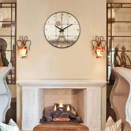 Orologio da Parete Vintage Parigi Eiffel