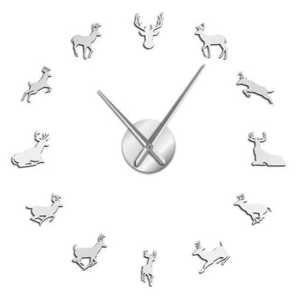 Orologio da parete adesivo con cervi