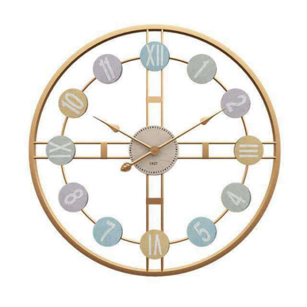 Orologio da parete design industriale colorato