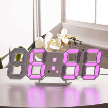 Orologio da parete 3D LED con filo