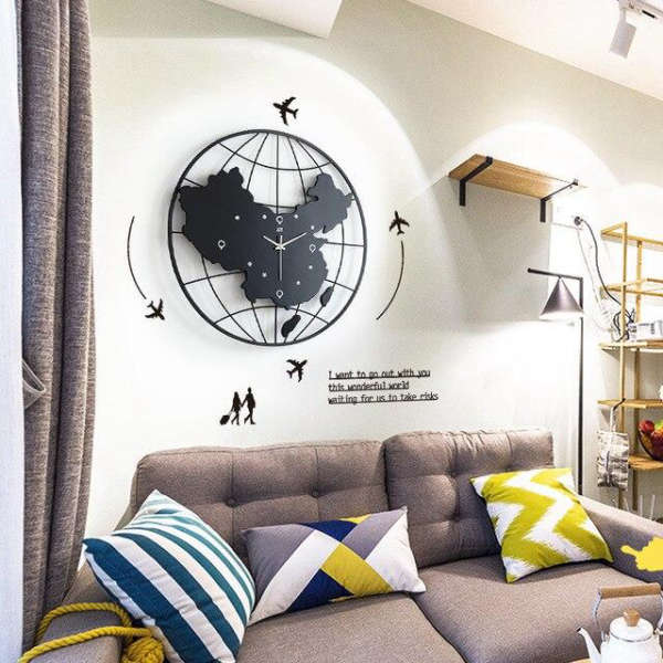 Orologio da Muro Gigante Mappa Cina