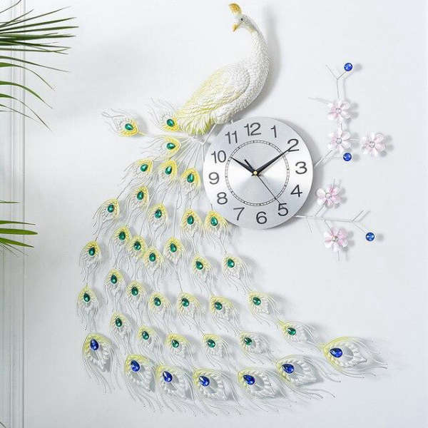 Orologio da Parete Gigante Coda Pavone