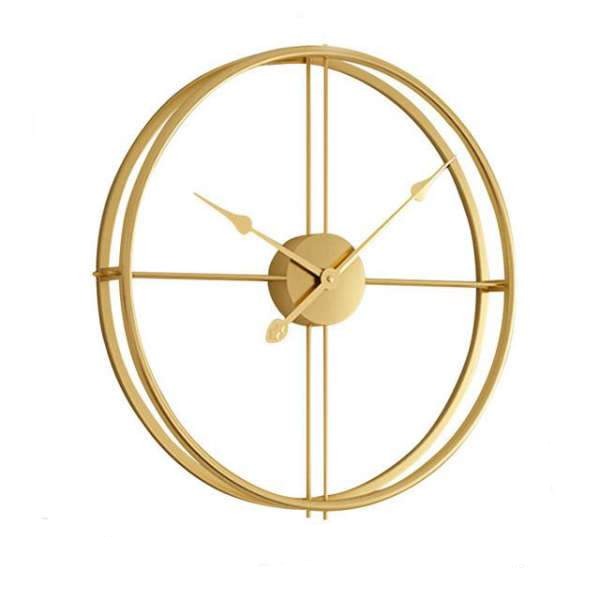 Orologio da parete nordico nero metallo