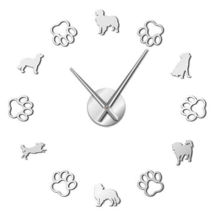 Orologio da parete adesivo zampe cani