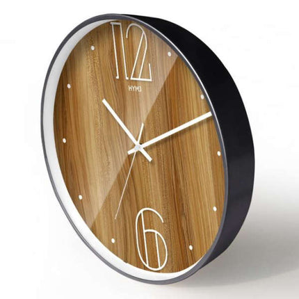 Orologio da parete design vetro legno