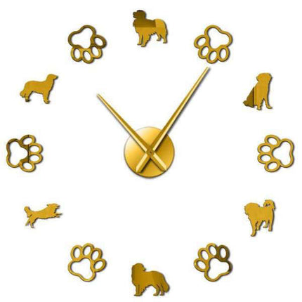 Orologio da parete adesivo zampe cani