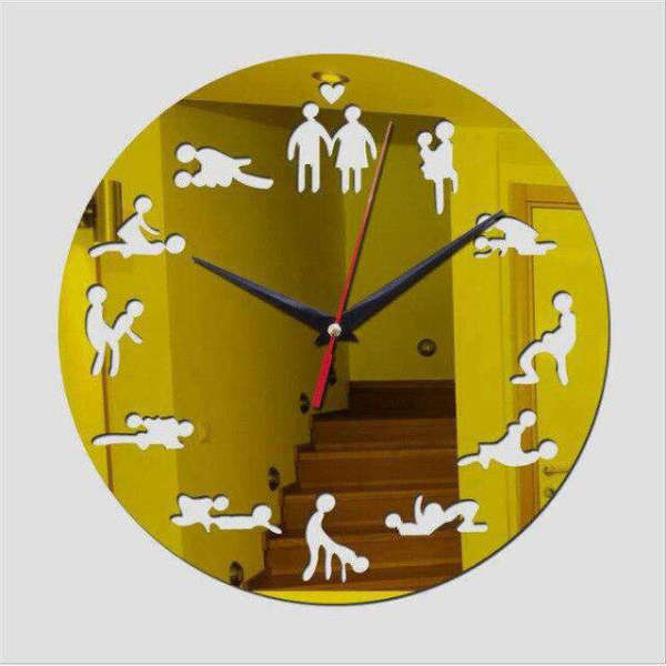 Orologio da Parete Design Kamasutra Moderno