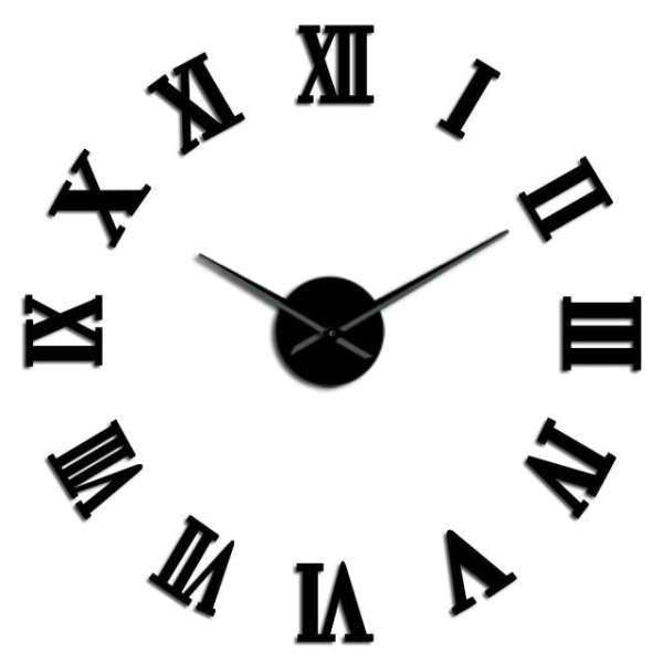 Orologio adesivo grandi numeri romani