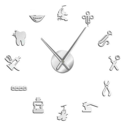 Orologio adesivo 3D per studio medico