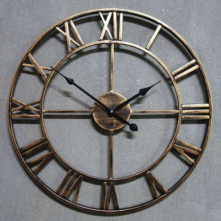 Grande Orologio da Muro Stile Industriale