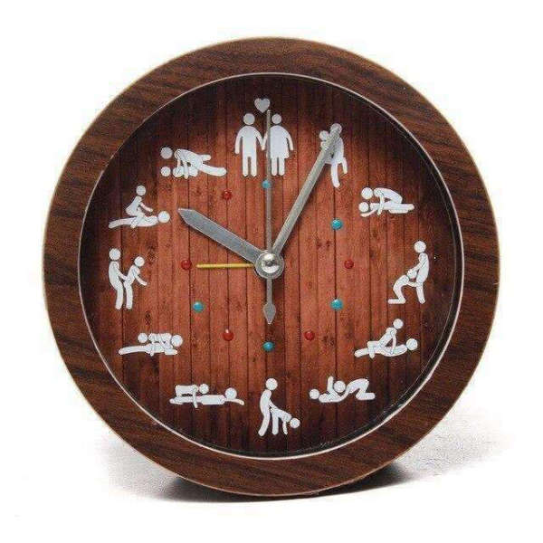 Orologio da tavolo Kamasutra in legno