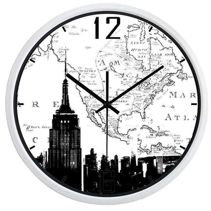 Orologio da Parete Design Mappa New York